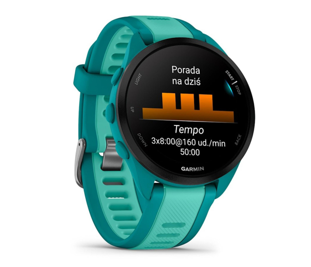 GARMIN Forerunner 165 Music Turkusowy (010-02863-32) - 1242321 - zdjęcie 3